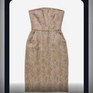 NWT Max Mara strapless lace dress